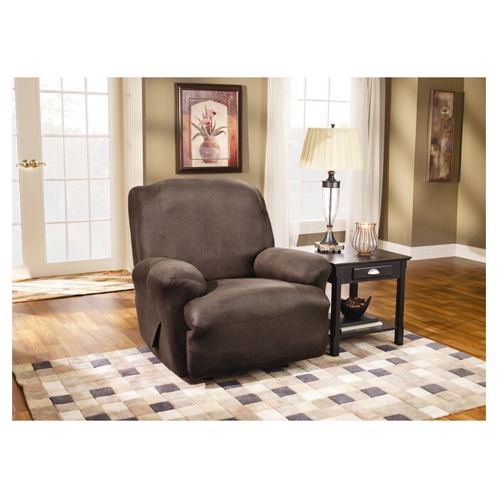 Sure Fit Stretch Leather Recliner Slipcover Reviews Wayfair